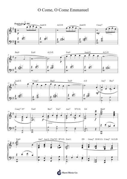 O Come, O Come Emmanuel Sheet Music by Misc Christmas-Arr.Housebuck Boylejones