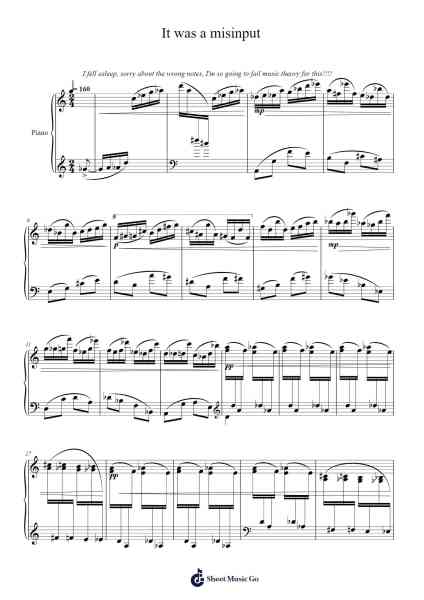 It was a misinput Sheet Music by Watloise Fredgee-Arr.Sidser