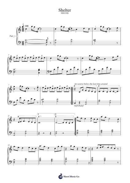 Shelter Sheet Music by Porter Robinson/Madeon-Arr.Joannes Nohan