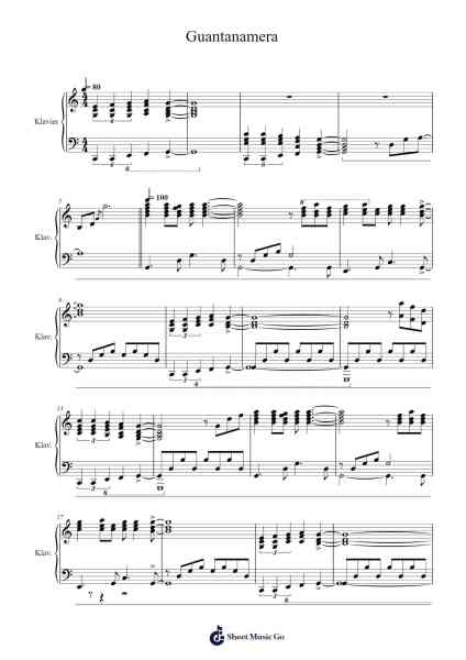 Guantanamera Notenblatt von Joseíto Fernández-Arr.Gekeith Fordkiel