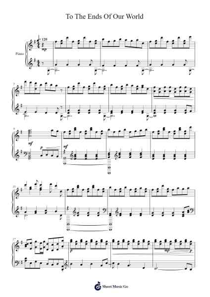 To The Ends Of Our World Sheet Music by Evan Call-Arr.Rusclair