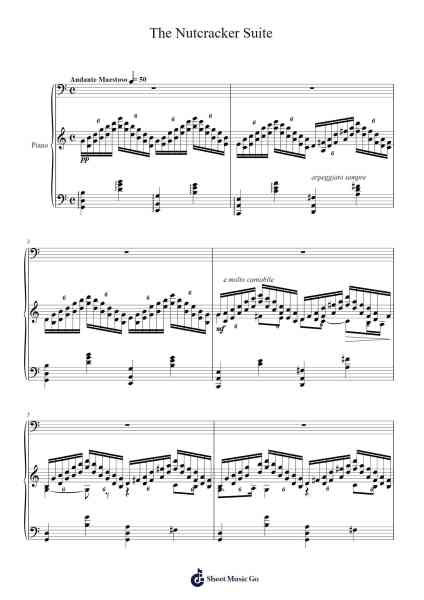 The Nutcracker Suite Sheet Music by Pyotr Ilyich Tchaikovsky-Arr.Rontrine Ollyn