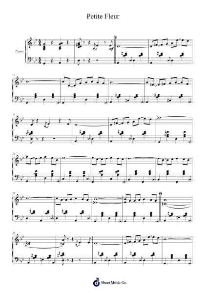 Petite Fleur Sheet Music by Sidney Bechet-Arr.Bairdkeith Cysoon
