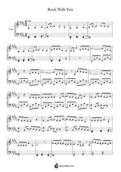 Rock With You Sheet Music by SEVENTEEN-Arr.Kaygill Clarcarr