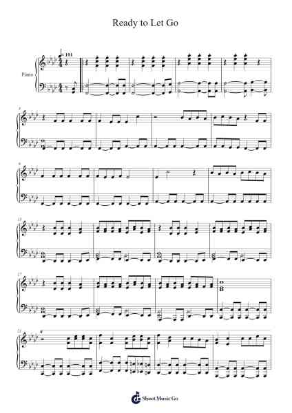 Ready to Let Go Sheet Music by undefined-Arr.Kelniell Bircer