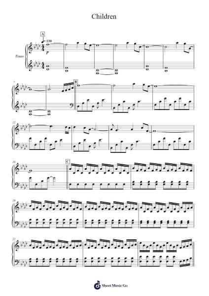 Children Sheet Music by Patrik Pietschmann-Arr.Alsriah