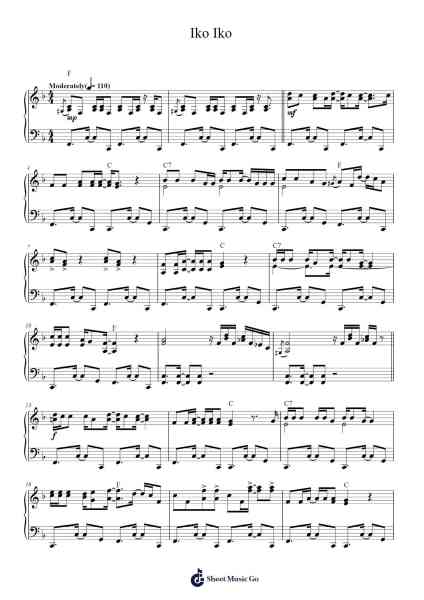 Iko Iko Sheet Music by Dr. John-Arr.Faulkvan
