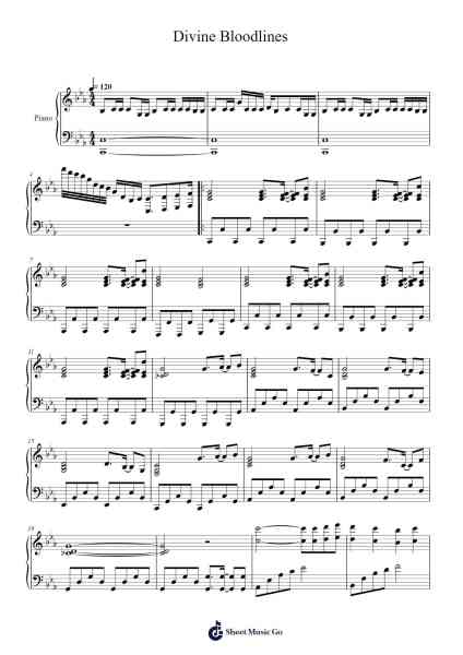 Divine Bloodlines Sheet Music by Keizo Nakamura-Arr.Huttwer Sampland