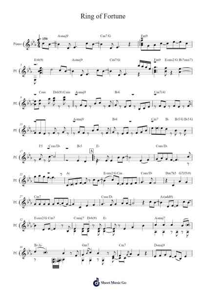 Ring of Fortune Sheet Music by Eri Sasaki-Arr.Louhal