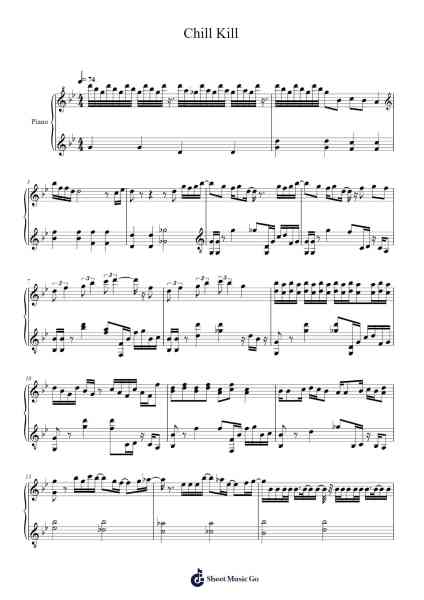 Chill Kill Sheet Music by Red Velvet-Arr.Blithehouse