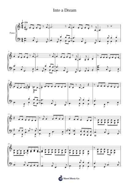 Into a Dream Sheet Music by Yosui Inoue-Arr.Serles