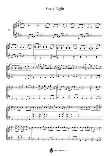 Starry Night Sheet Music by Mamamoo-Arr.Leethey Yvetteroll