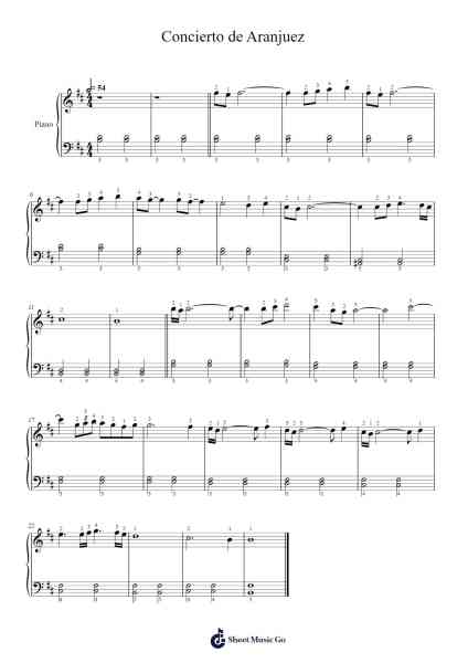 Concierto de Aranjuez Sheet Music by Joaquin Rodrigo-Arr.Phylple