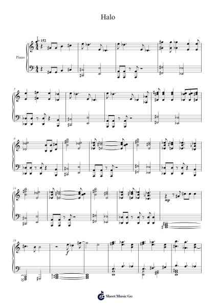 Halo Sheet Music by STARSET-Arr.Kathtta