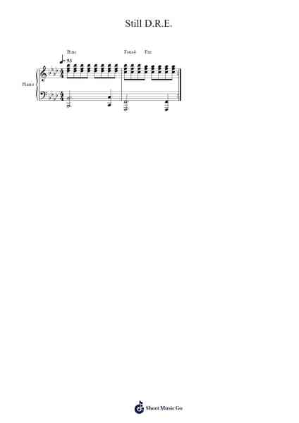 Still D.R.E. Sheet Music by Dr. Dre/Jay-Z-Arr.Thomgreg