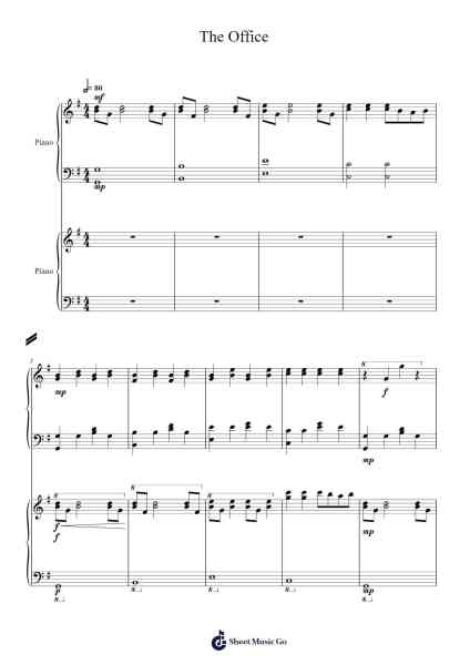 The Office Sheet Music by Jay Ferguson-Arr.Kyletus Stanchloe