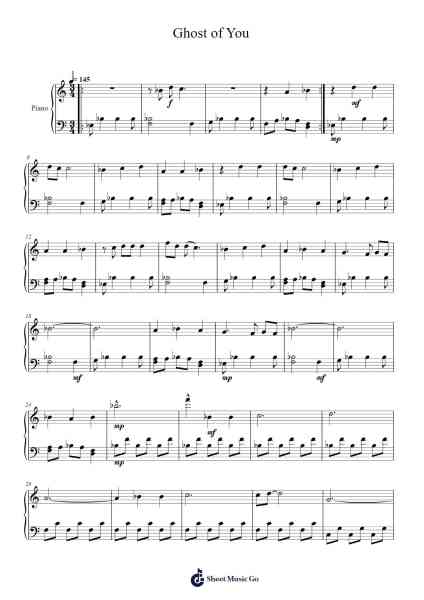 Ghost of You Sheet Music by undefined-Arr.Glalain Borhys