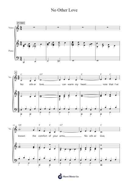 No Other Love Sheet Music by Chopin-Arr.Manpiers