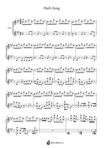 Dad's Song Sheet Music by Set It Off-Arr.Heca