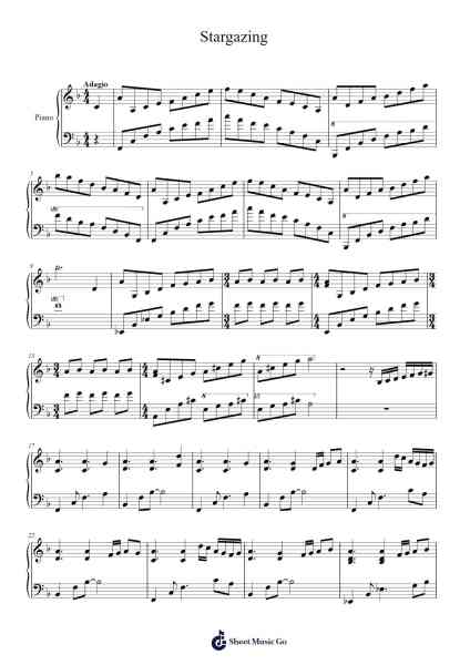 Stargazing Sheet Music by undefined-Arr.Morsedric