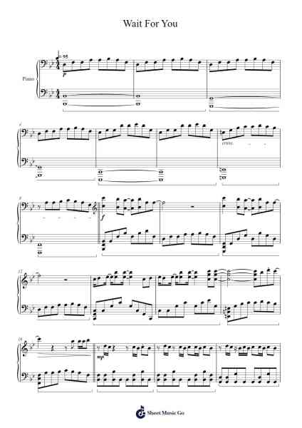 Wait For You Sheet Music by PLAVE-Arr.Clifffitch