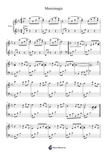 Musicmagic Sheet Music by Chick Corea-Arr.Hoodlyle Joyyoung