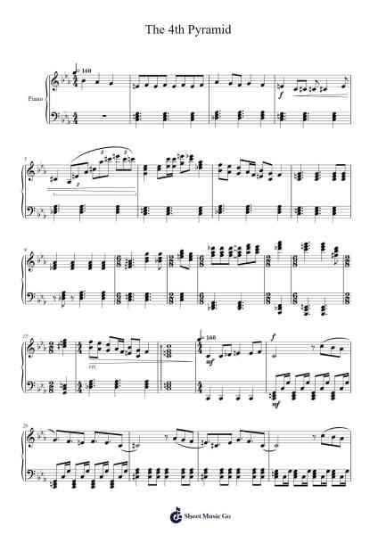 The 4th Pyramid Sheet Music by Valentine Muodum-Arr.Paggo Bruhale