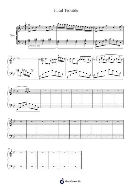 Fatal Trouble Sheet Music by ENHYPEN-Arr.Milesbloor
