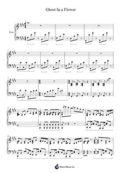 Ghost In a Flower Sheet Music by Yorushika-Arr.Kebert Jehan