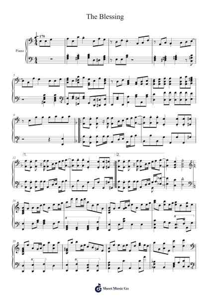 The Blessing Sheet Music by YOASOBI-Arr.Brookecher Nicksie