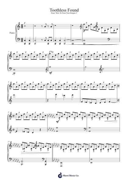 Toothless Found Sheet Music by John Powell-Arr.Troyning