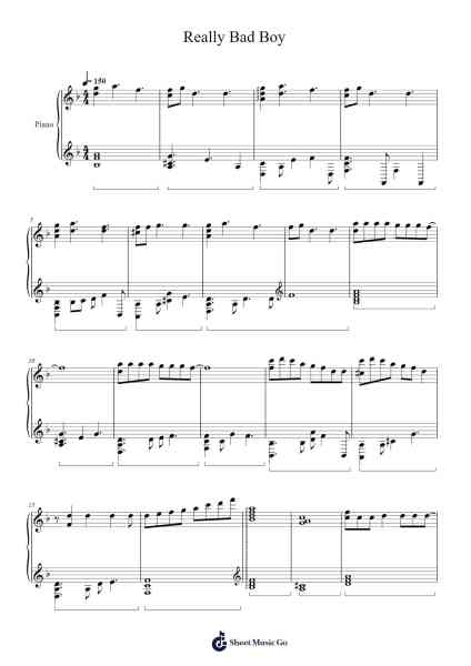 Really Bad Boy Sheet Music by Red Velvet-Arr.Thornle