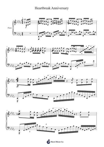 Heartbreak Anniversary Sheet Music by Giveon-Arr.Clagen