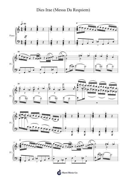Messa da Requiem: Dies irae Sheet Music by Giuseppe Verdi-Arr.Mikejay Croftges