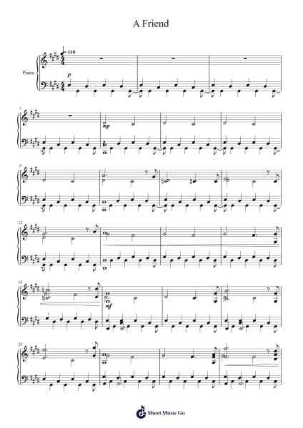 The Mandalorian - A Friend Sheet Music by Ludwig Göransson-Arr.Morsechi Billra