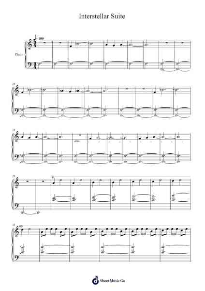 Interstellar Suite Musica per pianoforte di Hans Zimmer - Arr.Beardfaithe Kirkbia