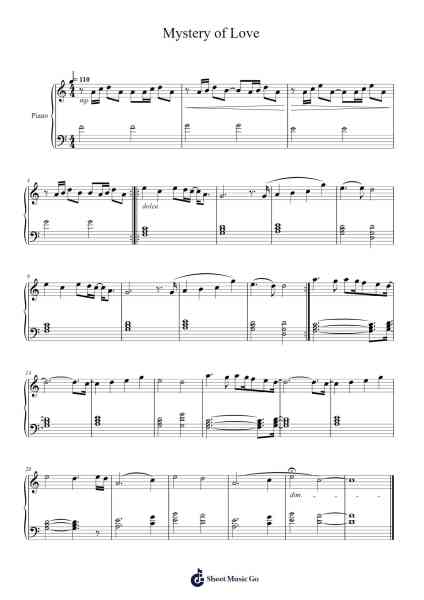 Mystery of Love Sheet Music by Sufjan Stevens-Arr.Harjo