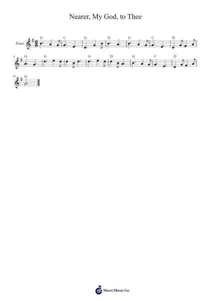 Nearer, My God, to Thee Sheet Music by Lowell Mason-Arr.Fanses Tabyoung
