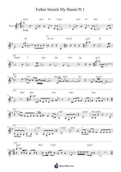 Father Stretch My Hands Pt 1 Sheet Music by Kanye West-Arr.Clytate