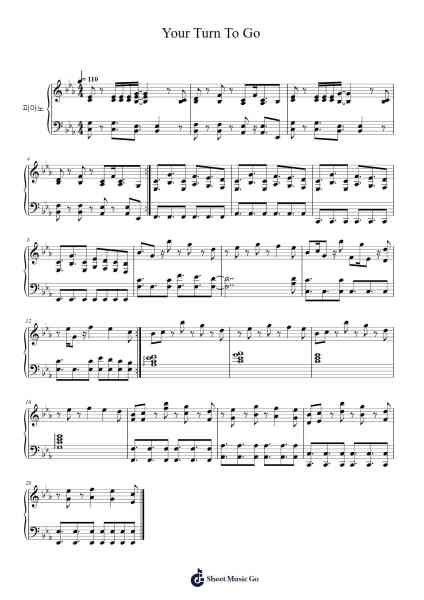Your Turn To Go Sheet Music by Nankidai-Arr.Dowar Warford