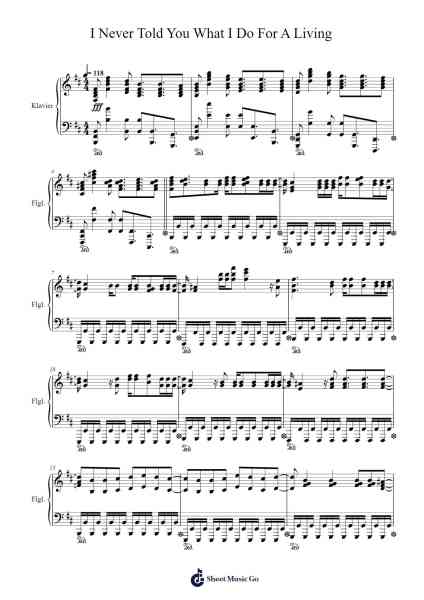 I Never Told You What I Do For A Living Sheet Music by My Chemical Romance-Arr.Chloepole