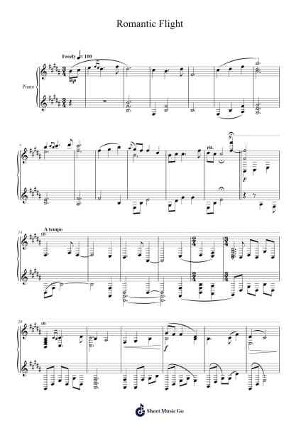 Romantic Flight (How To Train Your Dragon) Sheet Music by John Powell-Arr.Spenriel Foxsoll