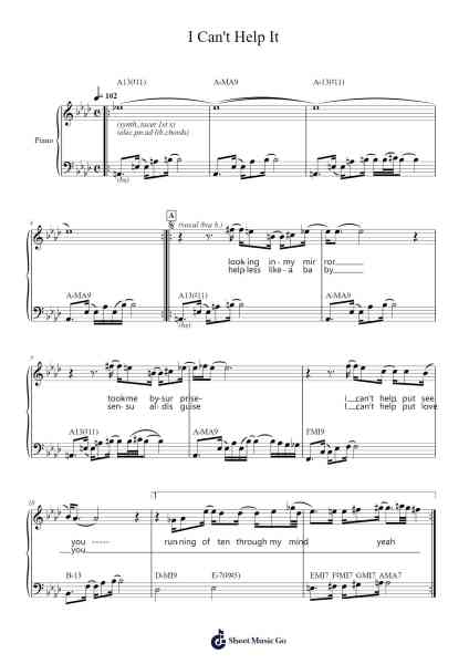 I Can't Help It Sheet Music by Stevie Wonder/Michael Jackson-Arr.Milnett