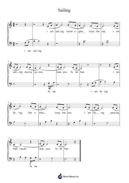 Sailing Sheet Music by Galvin Sutherland-Arr.Hifaithe Fojames