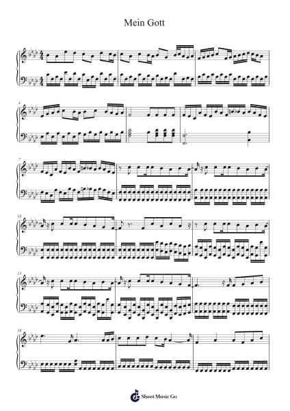Mein Gott Sheet Music by undefined-Arr.Hebart Timron