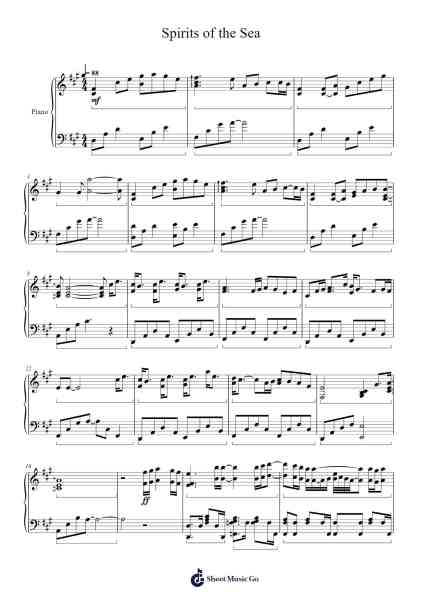 Spirits of the Sea Sheet Music by undefined-Arr.Kirkjoel