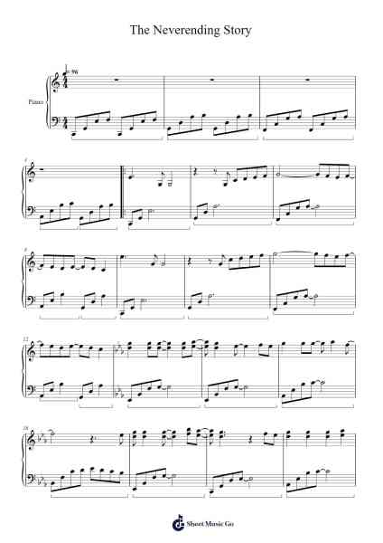 The Neverending Story Notenblatt von Limahl/Giorgio Moroder-Arr.Bamia