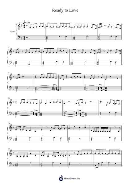Ready to Love Musica per pianoforte di SEVENTEEN - Arr.Zarol Hayleste