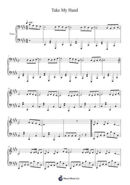 Take My Hand Sheet Music by Matt Berry-Arr.Toddjoy