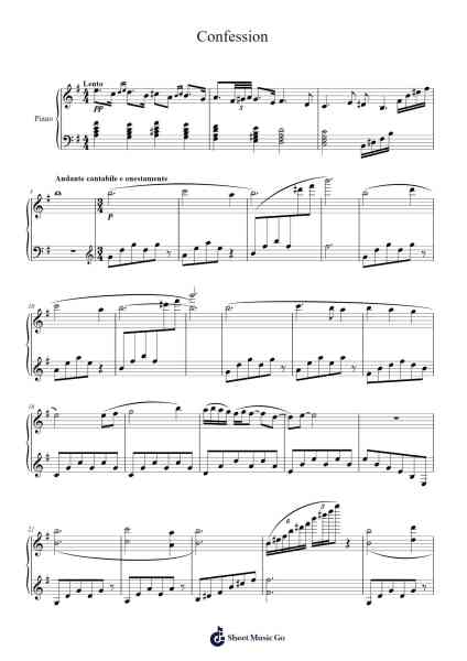 Confession from the Mask of Zorro Sheet Music by James Horner-Arr.Terwyatt Hangan